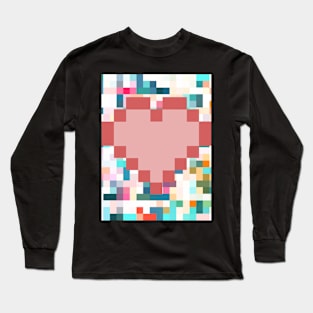 Pixelated Love Long Sleeve T-Shirt